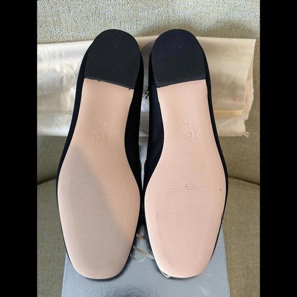 J. CREW Marie Black Satin Loafers with Crystal Bow NIB $228 6.5 6 - Picture 4 of 8